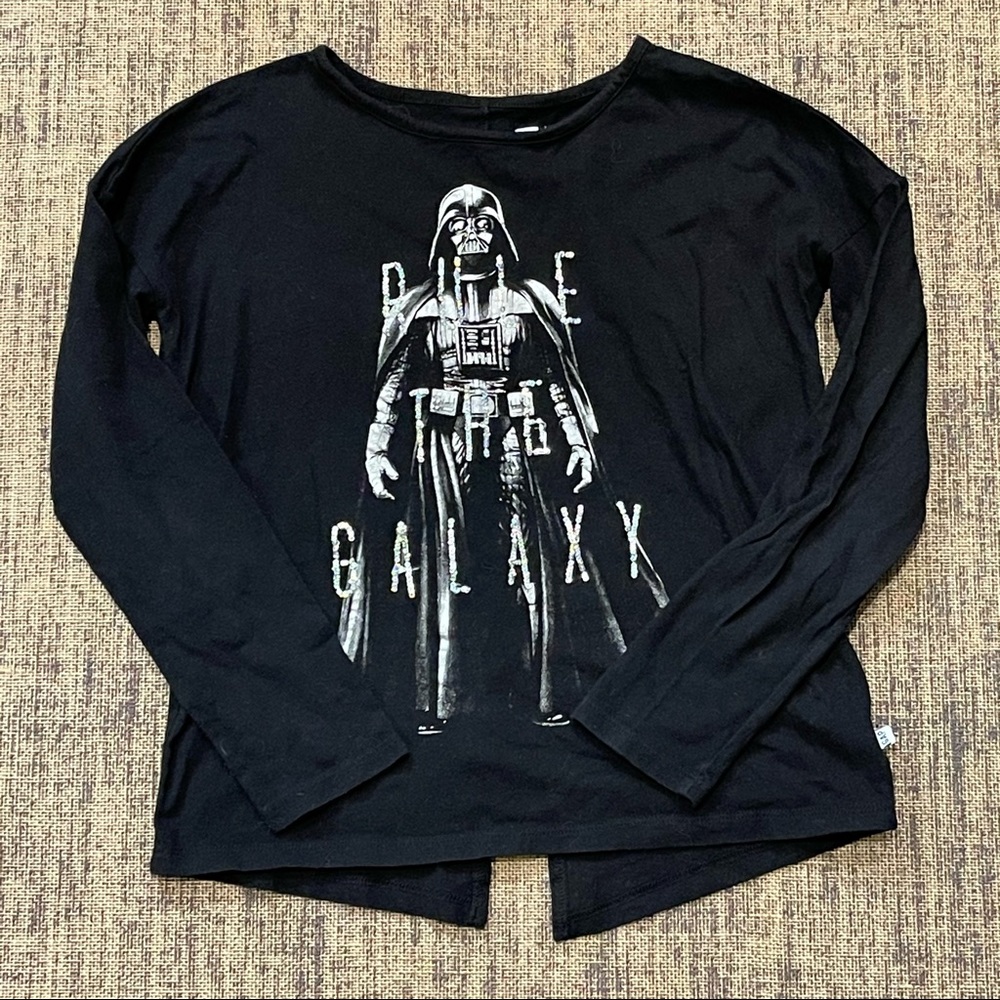 Gap Girls Star Wars Black Long Sleeve Top